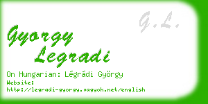 gyorgy legradi business card